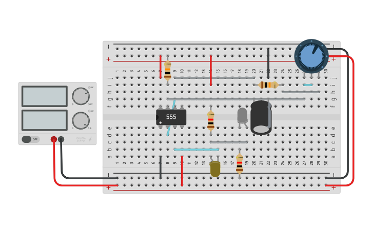 Circuit design Proyecto Temporizador - Tinkercad