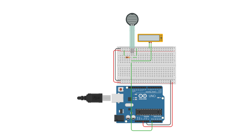 Circuit design Pressure Sensor | Tinkercad