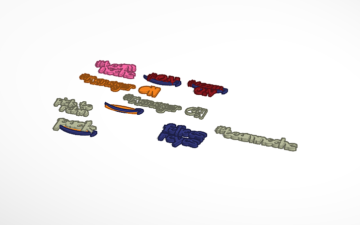 3D design Pick to rebin - Tinkercad