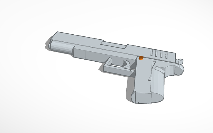 3D design Gun - Tinkercad