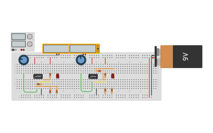 Schmitt Trigger Opamp And Comparator Setup Tinkercad