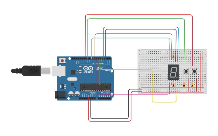 Circuit design Copy of AutoNumber - Tinkercad