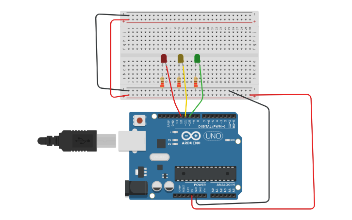 Circuit design Arduino Dealing with Multiple LEDs and Breadboard ...