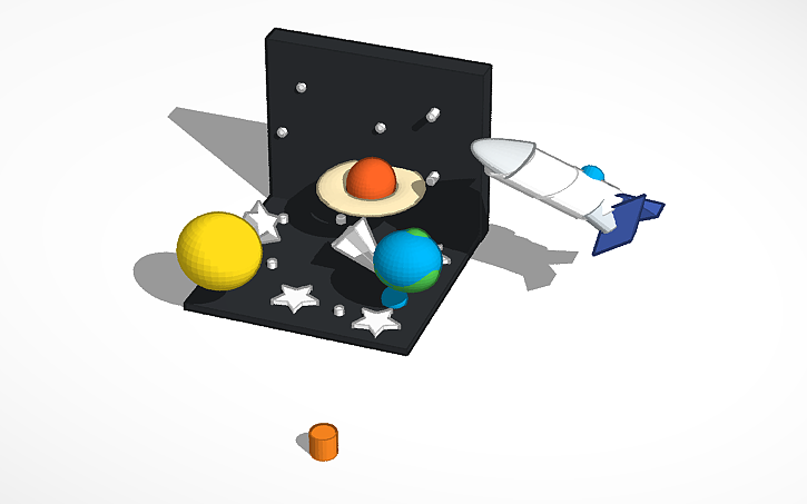 3D design space space - Tinkercad