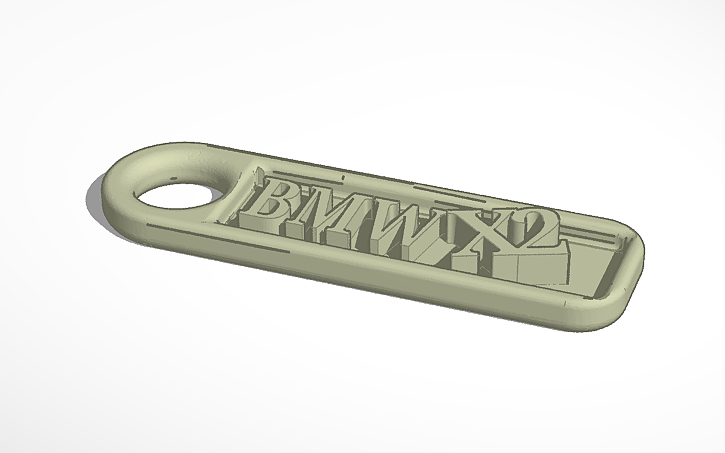 3D design BMW-X2 Keychain | Tinkercad