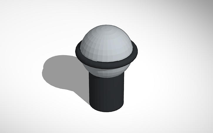 3D design Microphone - Tinkercad