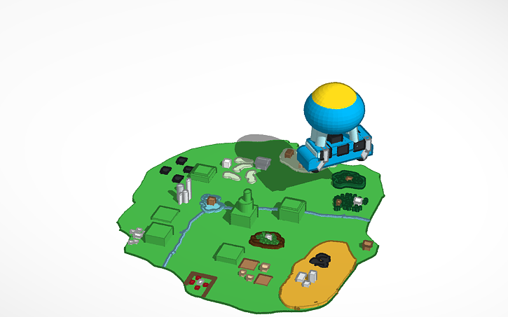 3D Design Fortnite Map Tinkercad 3D Design Fortnite Map Tinkercad