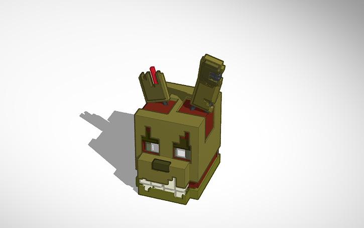 3D design springtrap - Tinkercad