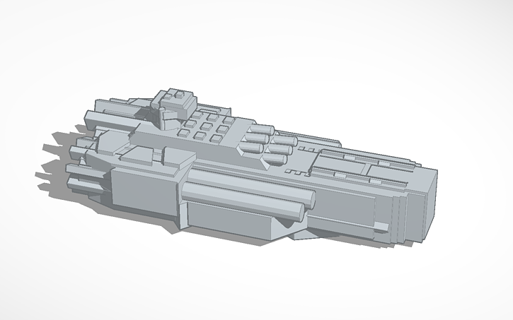 3D design The V.C Warhammer Hell-fire battleship | Tinkercad