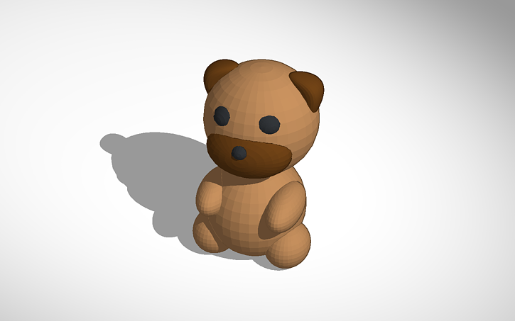 3d teddy bear