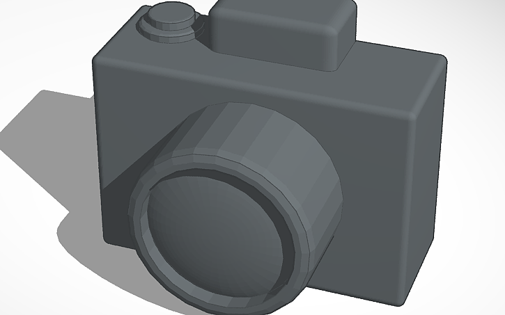 3D design Simple Camera - Tinkercad