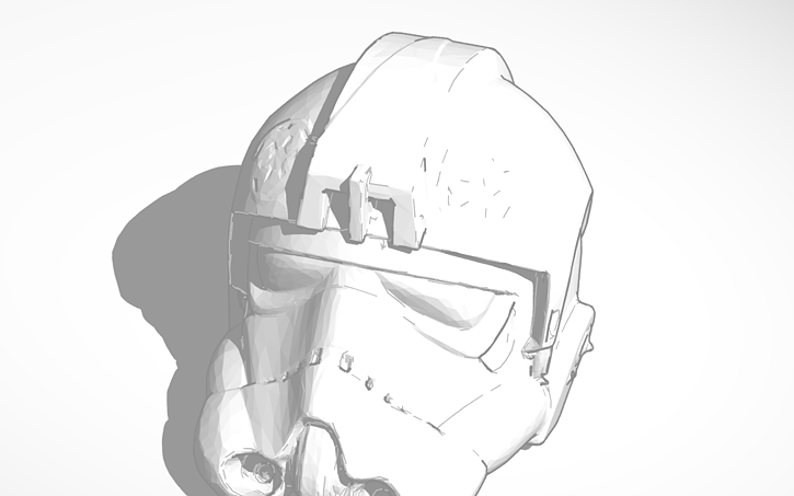 3D design Copy of TIE PILOT HELMET STAR WARS WEARABLE COSTUME - Tinkercad