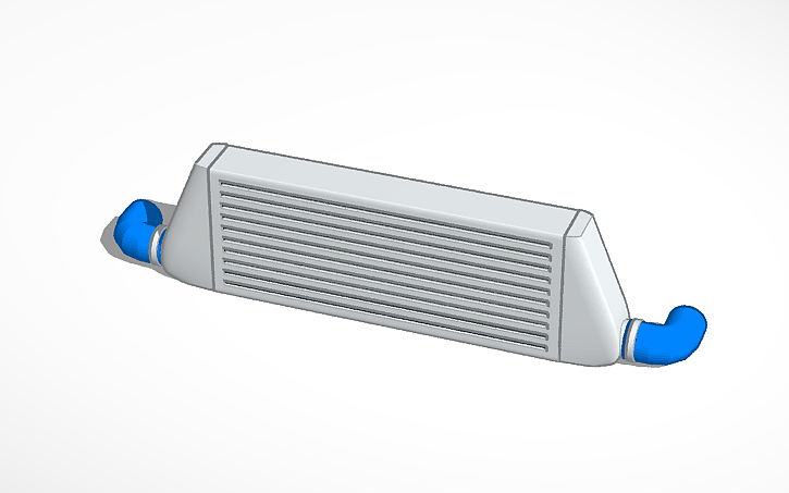 3D design Copy of Turbo intercooler - Tinkercad