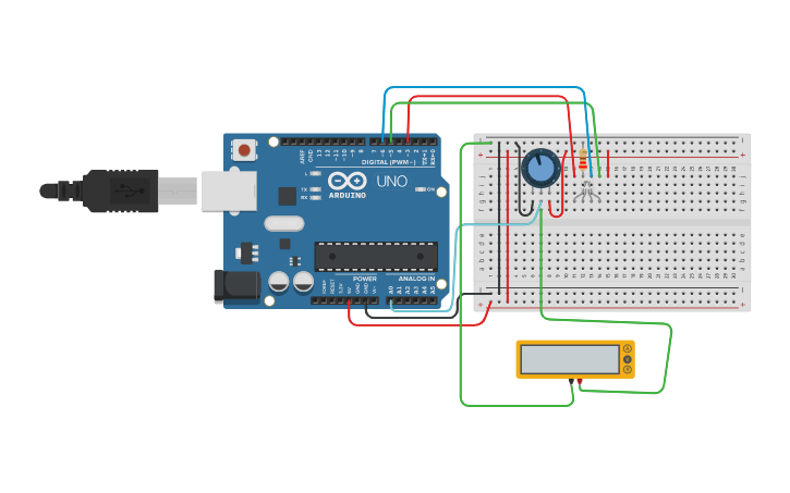 Circuit design Comparadores | Tinkercad