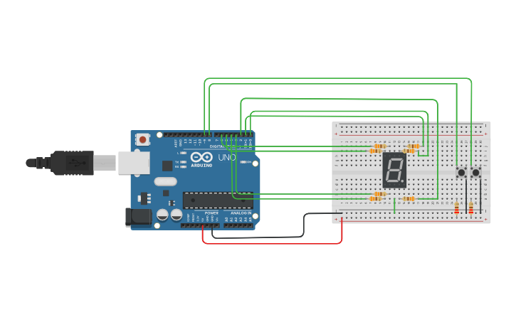 Circuit design Lab 1 - Exercise 1 - Tinkercad