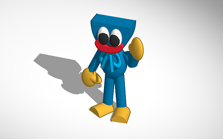 3D Design Huggy Wuggy Tinkercad 3d-design-huggy-wuggy-tinkercad