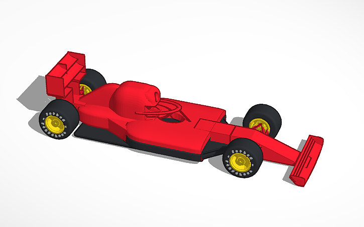 3D design F1 car - Tinkercad