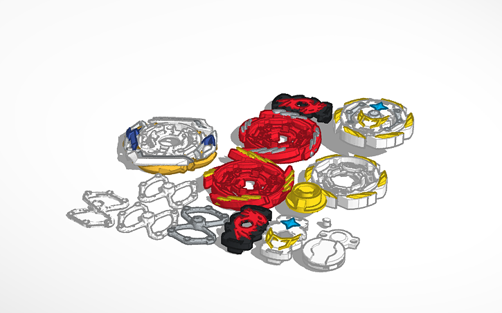 3D design beyblade pack free Tinkercad 3D design beyblade pack free Tinkercad