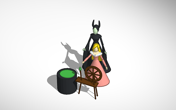 3d Design Sleeping Beauty Tinkercad