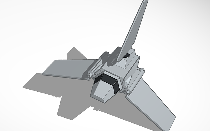 3D design Lambda Class Imperial Shuttle - Tinkercad