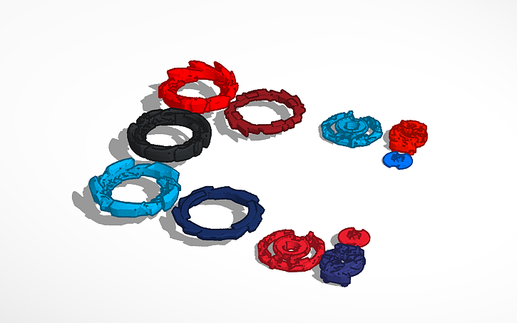 3D design beyblade by crazy aries - Tinkercad