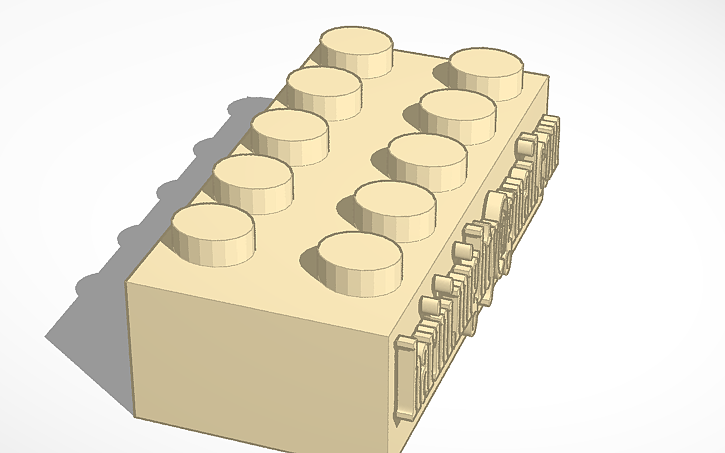 3D design Toy Brick - Tinkercad