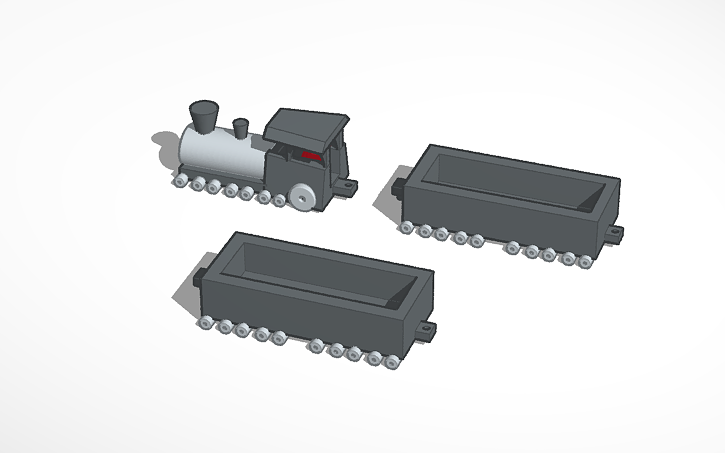 3D design Train - Tinkercad