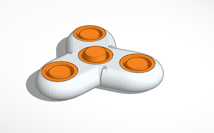 3D design Fidget Spinner - Tinkercad