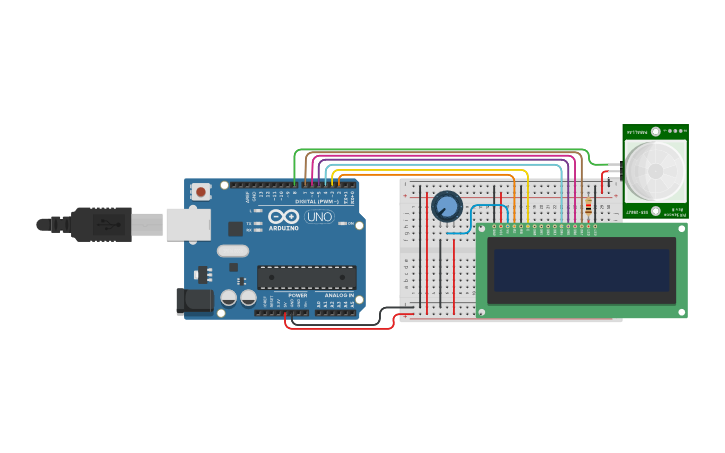 Circuit design Arduino Uno R3 | Tinkercad