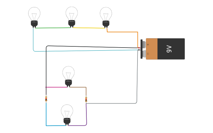 Circuit Design Circuito Mixto - Tinkercad