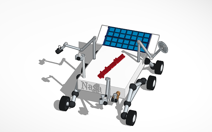 3D design Rover Interestelar - Tinkercad