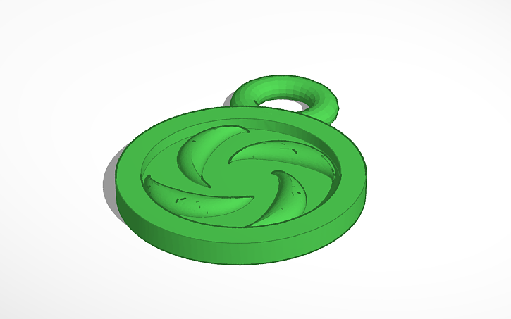 3D design Sage of the Forest Medallion (Saria) Keychain | Tinkercad