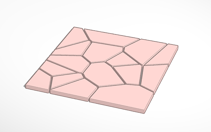 3D design carpet - Tinkercad