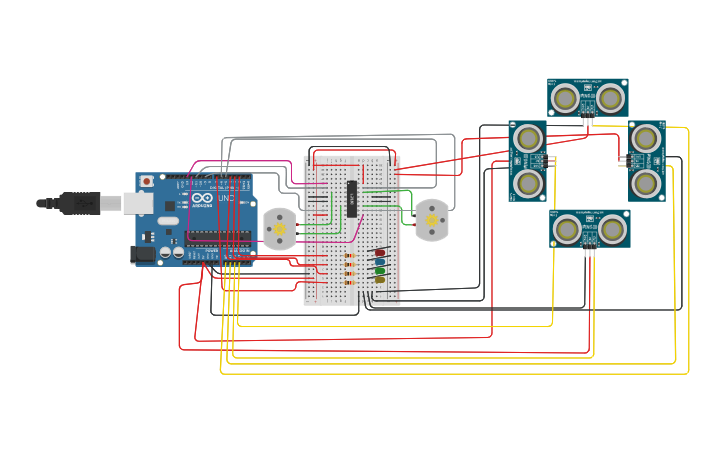 Circuit Design Run And Control Dc Motor By Using H Bridge Motor Driver