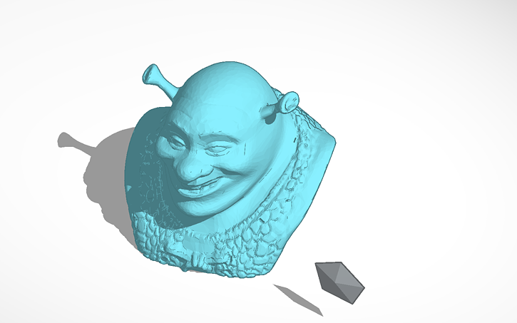 3D design *Shiny Shrek Appears* (with shell for no reason im wasting ur ...
