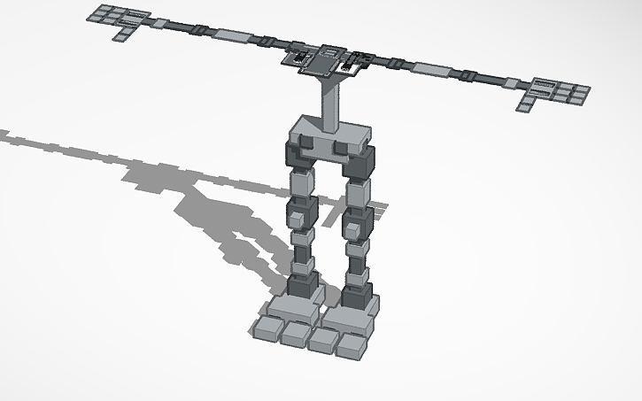 Minecraft Endoskeleton Build 3D design minecraft fnaf 1 endoskeleton - Tinkercad