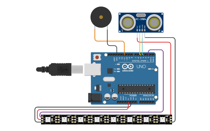 Circuit design Rudy pedał | Tinkercad