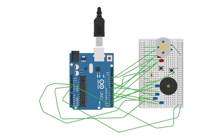 Circuit design Police Car Improved | Tinkercad