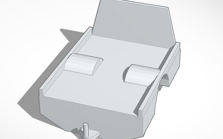 3D design flatbed - Tinkercad