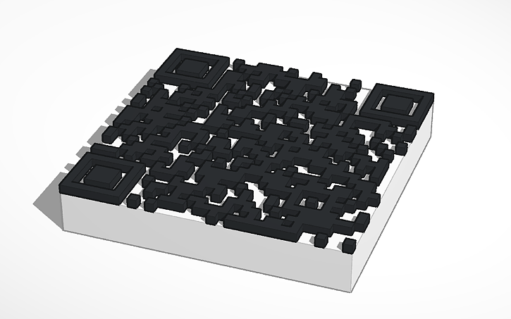3D design free robux qr code - Tinkercad