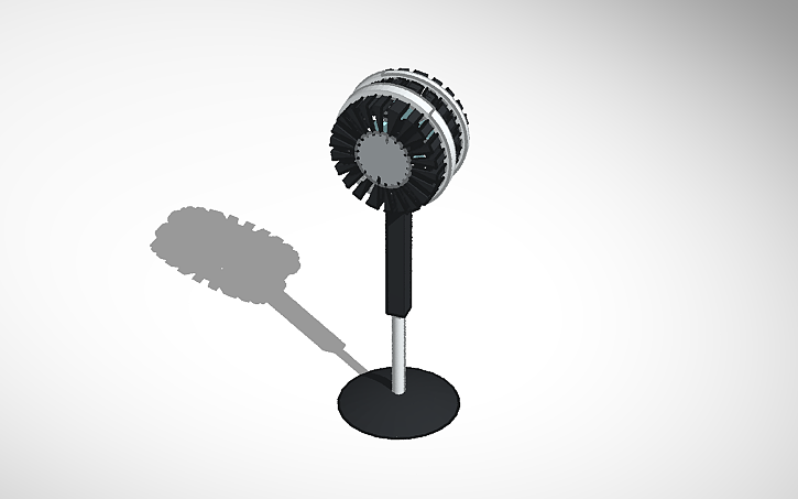 Work Fan Design 3D design Fan - Tinkercad