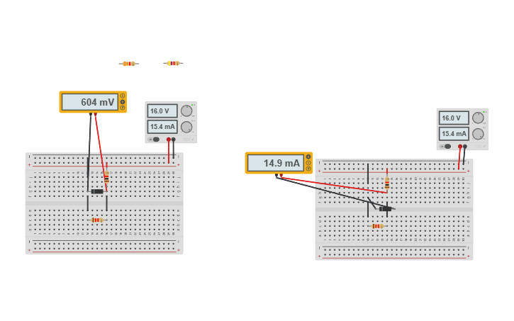 Circuit design P1T3.1 - Tinkercad