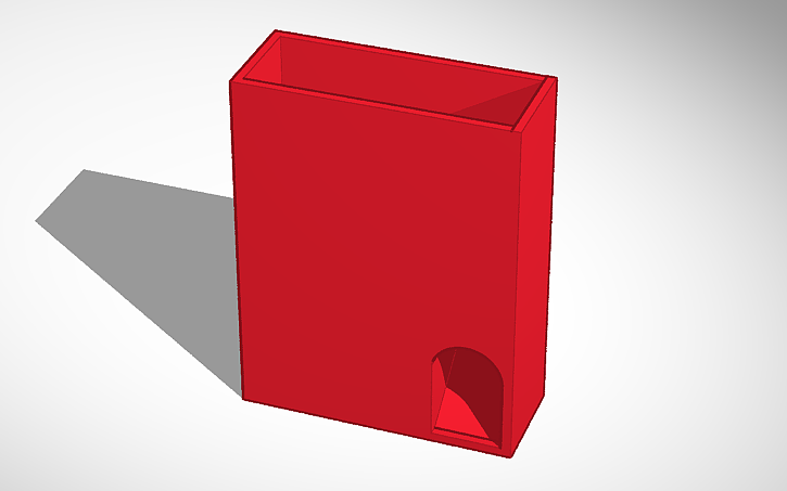 3D design Dice Tower - Tinkercad