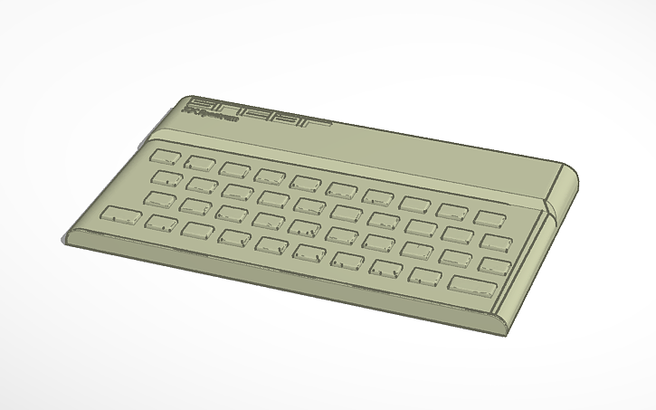 3D design Tapa Spectrum - Tinkercad