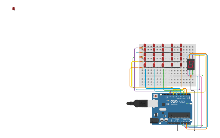 Circuit design MATRIX - Tinkercad