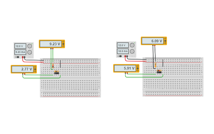 Circuit design Prática 4 - 2 | Tinkercad