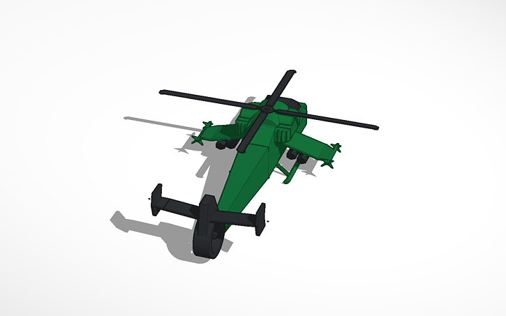 3D design Helicopter - Tinkercad