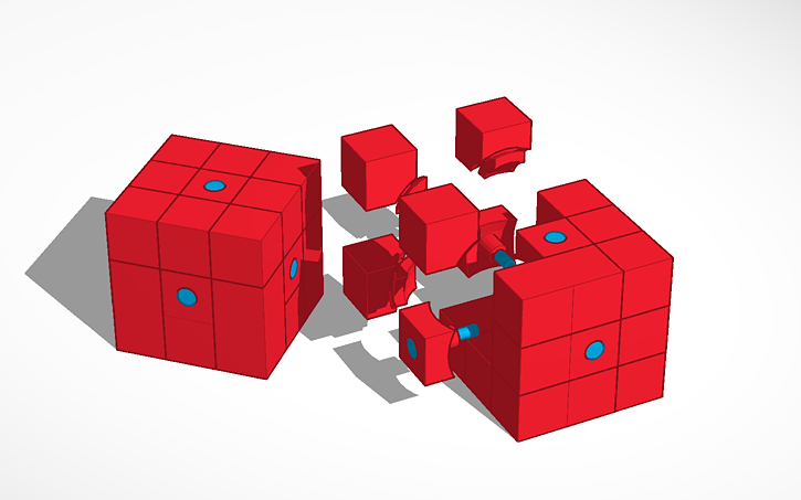 Rubycube 3D design Rubik's Cube (Display) - Tinkercad