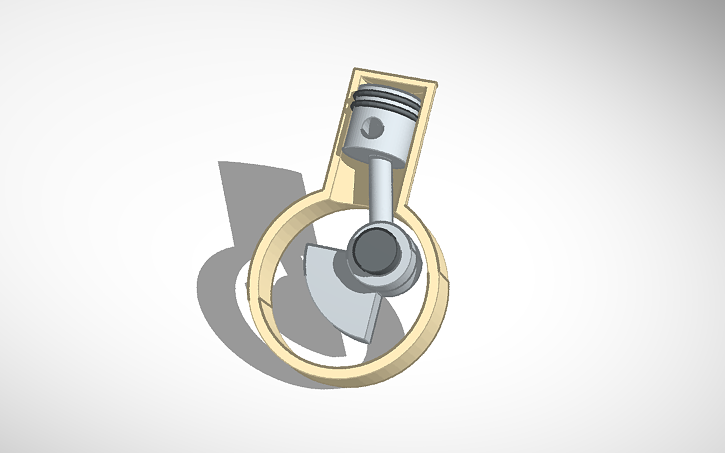 3D design ENGINE PISTON - Tinkercad