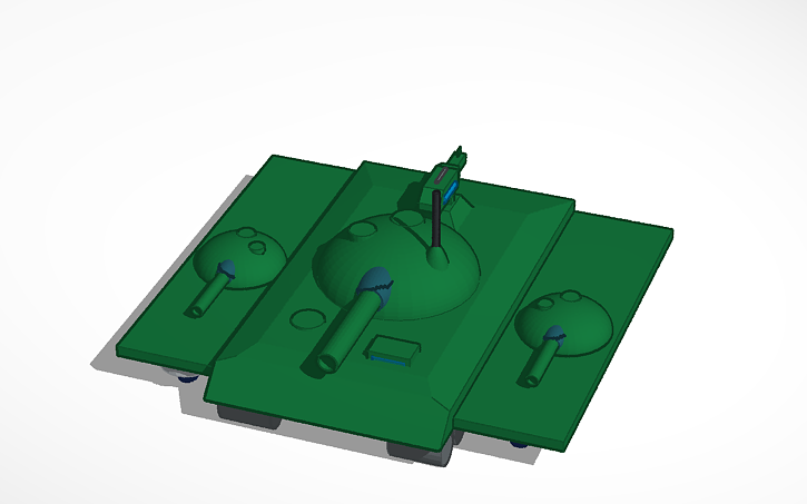 3D design Tank - Tinkercad